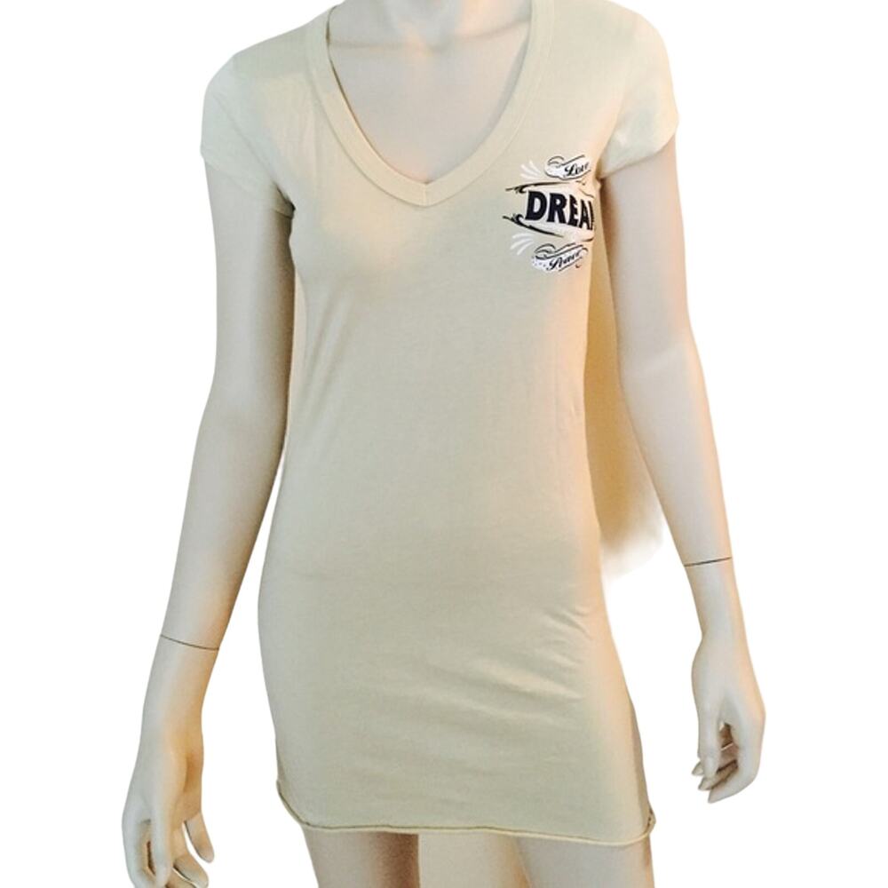 Bejeweled tunic tee w/Swarovski Crystals size s